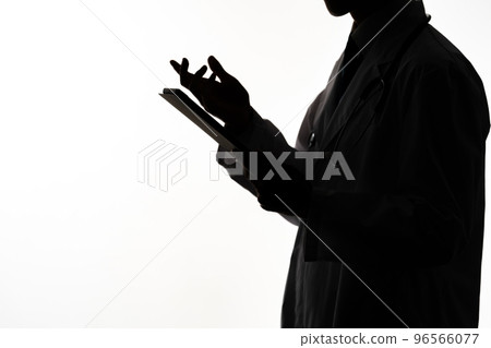 Medical silhouette Medical silhouette 96566077