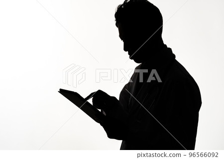 Medical silhouette Medical silhouette 96566092