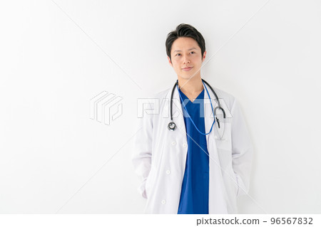 Doctor doctor male white background 96567832