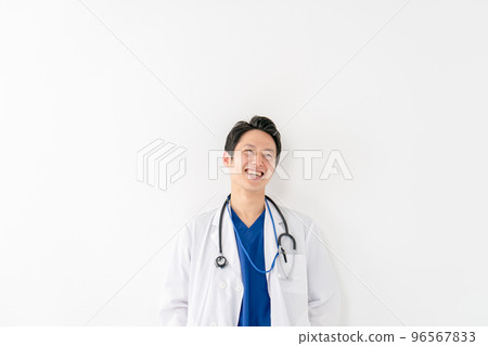 Doctor doctor male white background 96567833