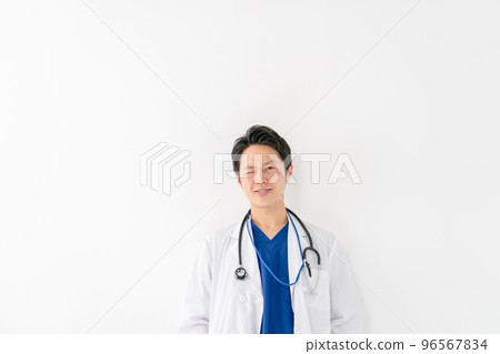 Doctor doctor male white background 96567834