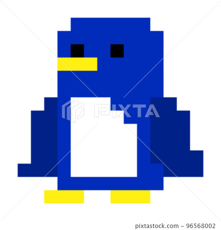 企鵝像素圖片圖標 96568002