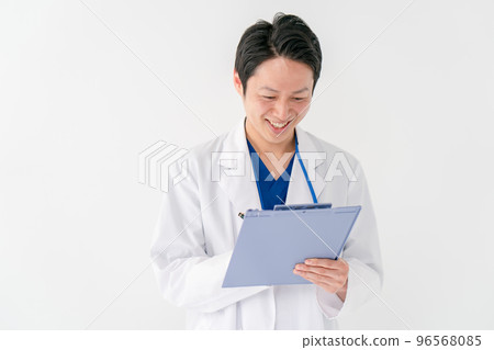 Doctor male white background 96568085