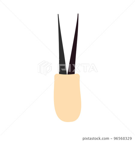 Hair transplant two shaft follicle icon 96568329