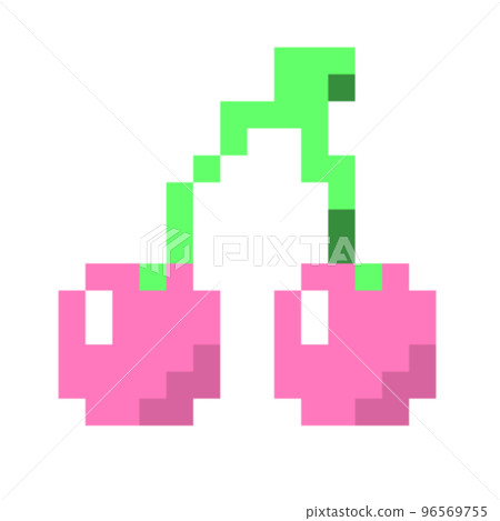 Cherry dot picture icon pink 96569755