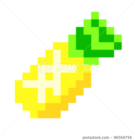 Pineapple dot picture icon 96569756