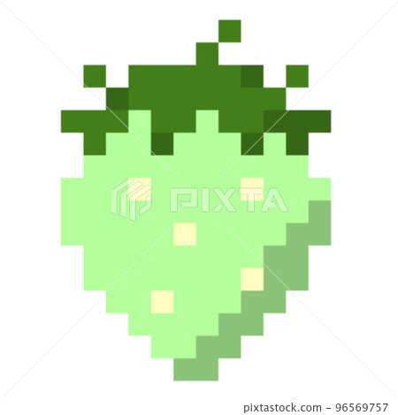 Strawberry dot picture icon green Strawberry dot picture icon green 96569757