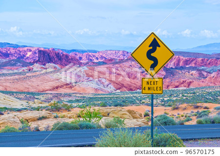 The Valley of Fire State Park, USA. The Valley of Fire State Park, USA. 96570175