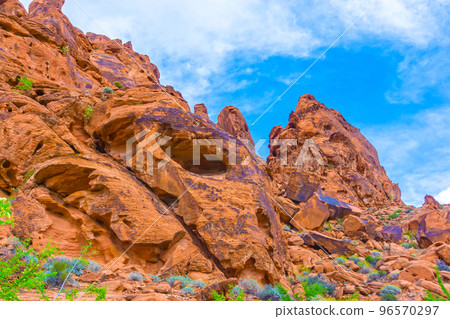 The Valley of Fire State Park, USA. The Valley of Fire State Park, USA. 96570297