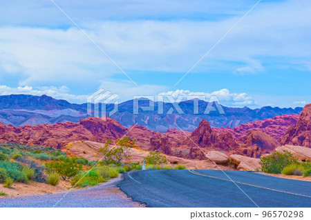 The Valley of Fire State Park, USA. The Valley of Fire State Park, USA. 96570298