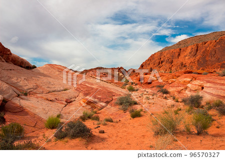 The Valley of Fire State Park, USA. The Valley of Fire State Park, USA. 96570327