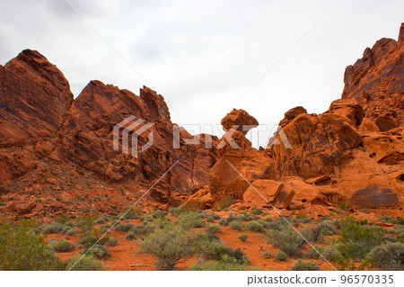 The Valley of Fire State Park, USA. The Valley of Fire State Park, USA. 96570335