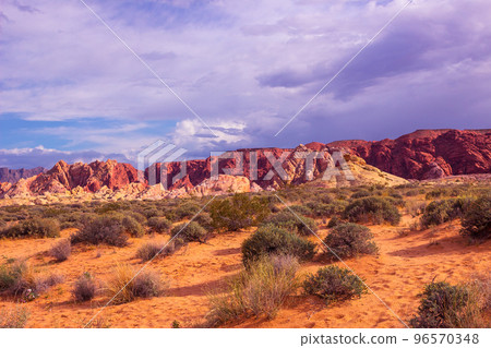 The Valley of Fire State Park, USA. 96570348