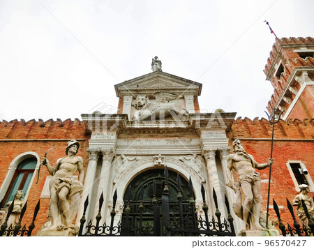 Entrance of the Arsenale. Venice, Italy 96570427