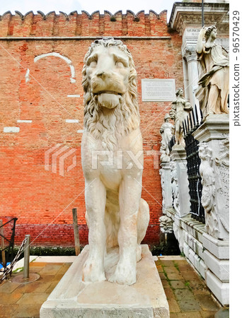 Entrance of the Arsenale. Venice, Italy 96570429