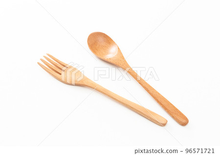 Wooden spoon and fork 96571721