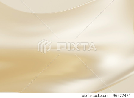 優雅的金色緞面絲綢波浪質感 96572425