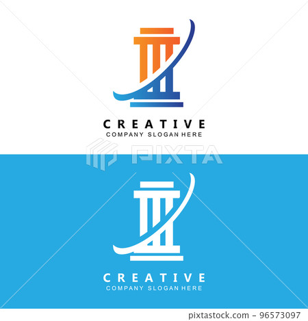 business pillar column logo vector symbol icon business pillar column logo vector symbol icon 96573097