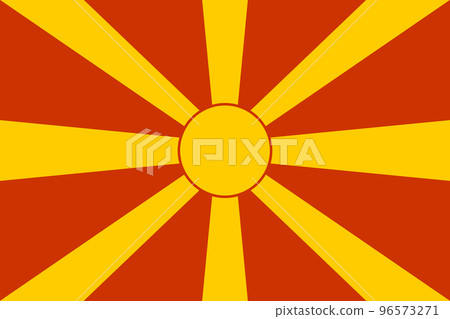 North Macedonia national flag 96573271
