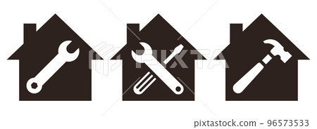 Repair service icon set, home repair symbol 96573533
