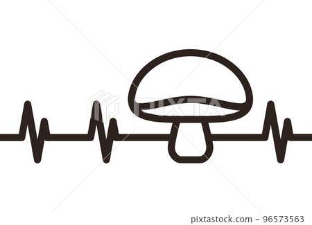 Mushrooms heartbeat, Mushroom picker Mushrooms heartbeat, Mushroom picker 96573563