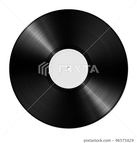 Vinyl record isolated on white background 96573829