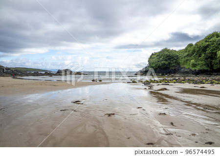 Fintra beach is a beautiful sandy beach by Killybegs, County Donegal, Ireland Fintra beach is a beautiful sandy beach by Killybegs, County Donegal, Ireland 96574495