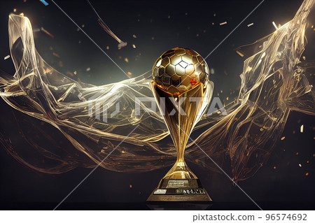 abstract football trophy 96574692