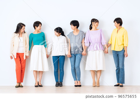 Female multi-generation young middle senior lifestyle 96575655