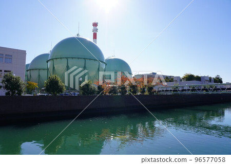 Hiranumabashi gas tank Hiranumabashi gas tank 96577058