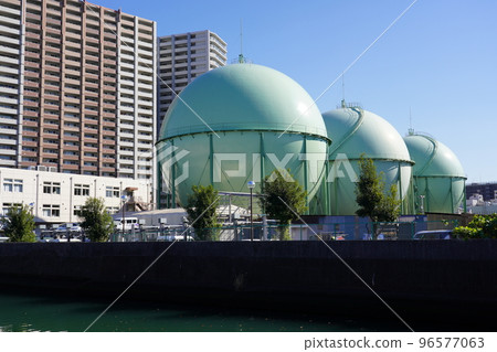 Hiranumabashi gas tank Hiranumabashi gas tank 96577063