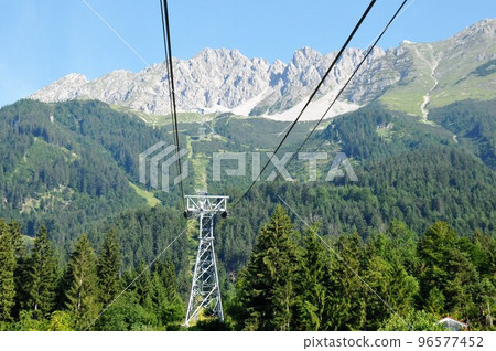 Austria, Innsbruck, Seegrubebahn, Nordkette Mountains Ropeway to Häfeleker Observatory 96577452