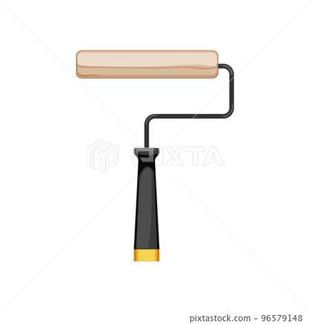 work roller paint cartoon vector illustration work roller paint cartoon vector illustration 96579148