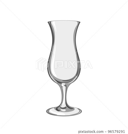wine cocktail glasses cartoon vector illustration 96579291