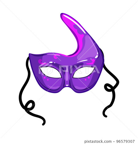 face carnival mask cartoon vector illustration face carnival mask cartoon vector illustration 96579307