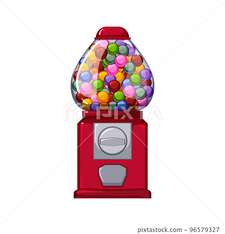gum bubblegum machine cartoon vector illustration gum bubblegum machine cartoon vector illustration 96579327