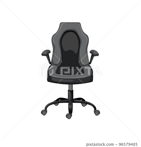 desk office chair cartoon vector illustration 96579485