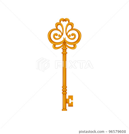 antique key vintage cartoon vector illustration antique key vintage cartoon vector illustration 96579608