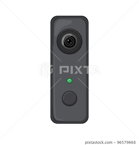 water action camera cartoon vector illustration 96579668