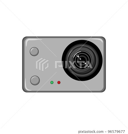extreme action camera cartoon vector illustration 96579677