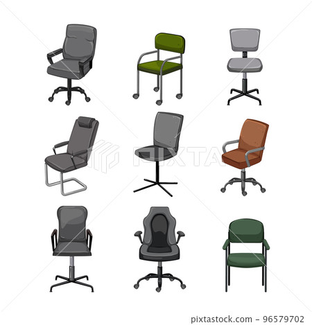 office chair set cartoon vector illustration office chair set cartoon vector illustration 96579702