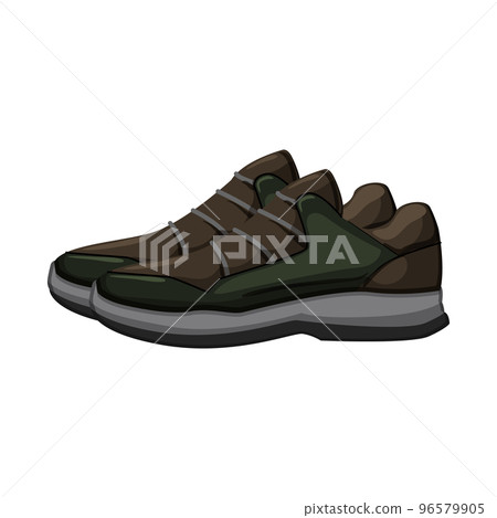 footwear man shoes cartoon vector illustration 96579905