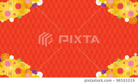 bg material-flower pattern japanese style 10 96581019