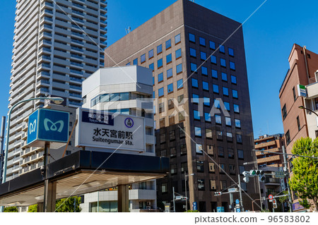 [東京都市風景] 水天宮前周邊的都市風景 96583802