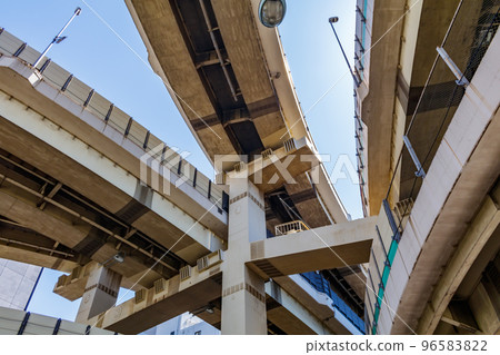 [Urban scenery of Tokyo] Hakozaki Junction 96583822