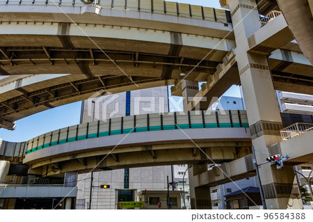 [東京的都市風景]箱崎交叉點 96584388