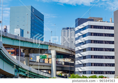 [Urban landscape of Tokyo] View from Sumidagawa Bridge 96584563