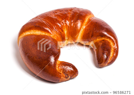Isolated sweet tasty crescent on a white background 96586271