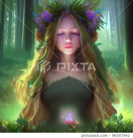 森林系少女 96587942