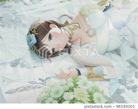 crying bride 96589201